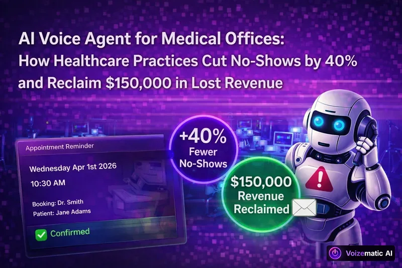 AI Voice Agent for Medical Offices: How Healthcare Practices Reclaim Missed Appointments