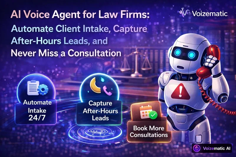 AI Voice Agent for Law Firms: Automate Client Intake, Capture After-Hours Leads, and Never Miss a Consultation